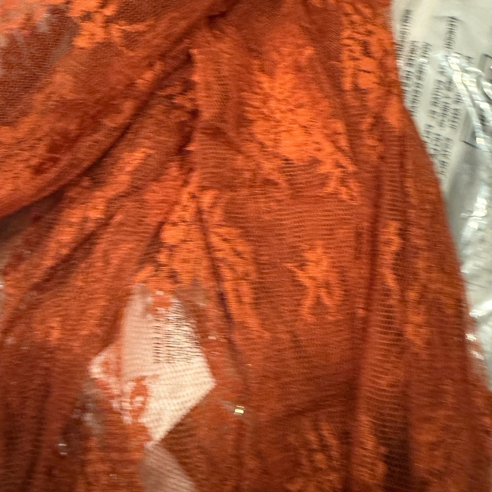 Brown Sheer Lace Cardigan - Picture 4 of 4